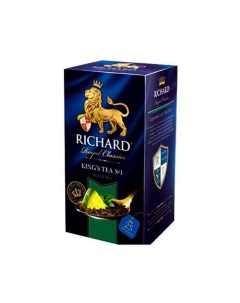Чай черный King s Tea 1 в сашетах 2 г х 25 шт Richard