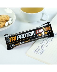 Батончик TRI Protein Bar ваниль тёмная глазурь спортивное питание 50 г Ironman