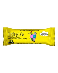 Пастила фруктовая яблоко апельсин 27 г Friends