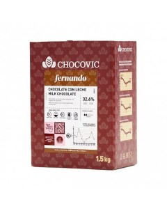 Молочный шоколад Fernando 32 6 1 5 кг Chocovic