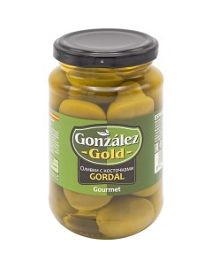 Оливки Gold Гордаль с косточками 350 г Aceitunas gonzalez