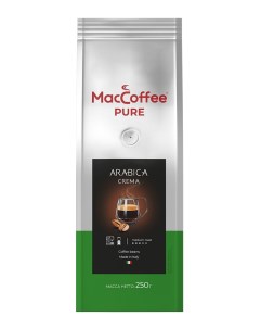 Кофе Arabica Crema в зернах 250 г Maccoffee