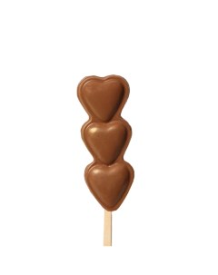 Шоколад фигурный Сердца молочный 25 г Chocolavie