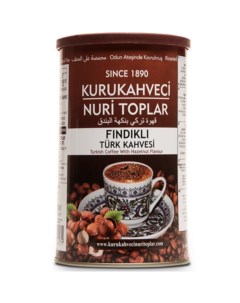 Турецкий кофе Kurukahveci Nuri Toplar с фундуком 250 г Kurukahveci mehmet efendi