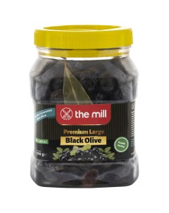 Черные оливки Натурально ферментированные 201 260 L 900 г The mill