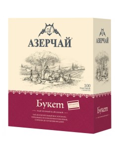 Чай Premium collection чёрный байховый 100 сашетов Азерчай
