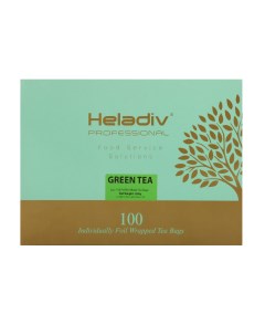 Чай в пакетиках professional line green 100 пакетиков в саше Heladiv