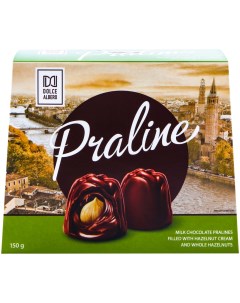 Конфеты Praline с ореховым кремом и фундуком 150 г Dolce albero