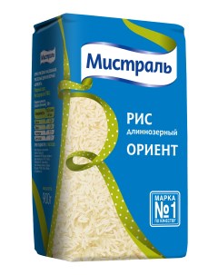 Рис ориент белый длиннозерный 900 г Mistral