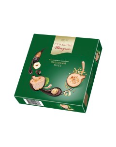 Конфеты подарочные шоколадные Ореховый мусс в коробке 104 г Стильные штучки