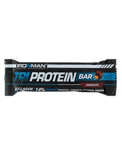 Батончик TRI Protein Bar шоколад тёмная глазурь спортивное питание 50 г Ironman