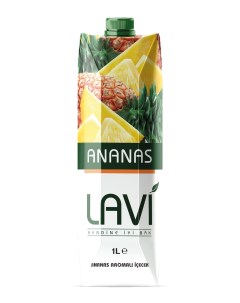 Напиток сокосодержащий негазированный ананасовый 1 л Lavi