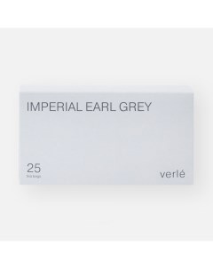 Чай Imperial earl grey с бергамотом черный 25 пакетиков Verle