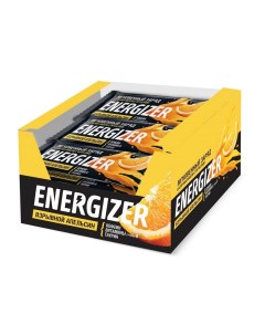 Батончик мюсли Energizer 40 г 18 шт вкус взрывной апельсин Леовит