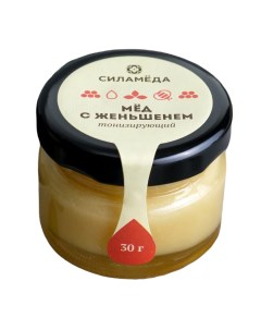 Мед с женьшенем 30 г Мусихин. мир мёда
