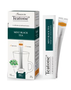Чай черный с ароматом мяты 15 пакетиков Teatone