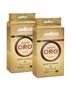 Кофе молотый Qualita Oro 2 шт по 250 г Lavazza
