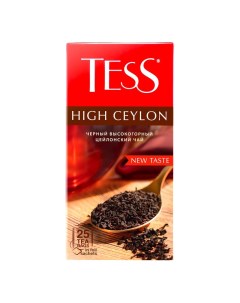 Чай черный Хай в пакетиках 2 25 г х 25 шт Tess