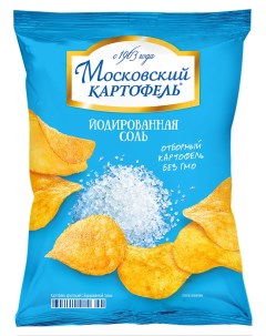 Чипсы картофельные йодированная соль хрустящие 70 г Московский картофель