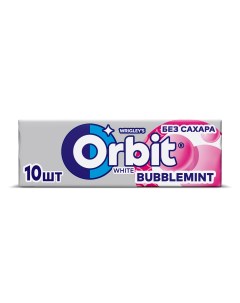 Жевательная резинка white bubblemint 13 6 г Orbit