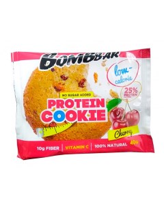 Печенье Protein Cookie низкокалорийные 40 г 1 шт вкус вишня Bombbar