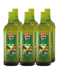 Оливковое масло Extra Virgen стеклянная бутылка 1000 мл 6 шт Itlv