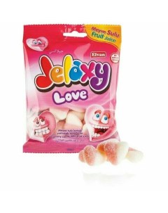 Мармелад жевательный Love сердечки кисло сладкие 80 г Jelaxy