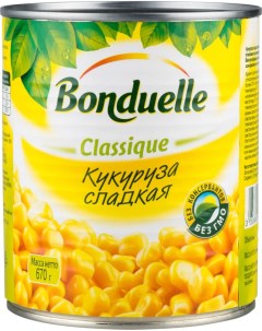 Кукуруза сладкая classique 670 г Bonduelle