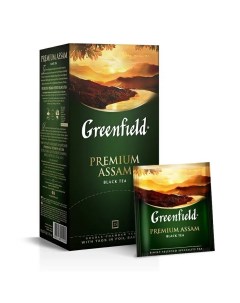 Чай черный Premium Assam в пакетиках 2 г х 25 шт Greenfield