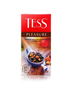 Чай чёрный Pleasure 25 пакетиков Tess