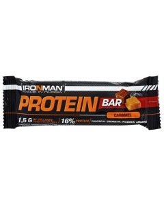 Батончик Protein Bar протеиновый с коллагеном карамель 50 г Ironman
