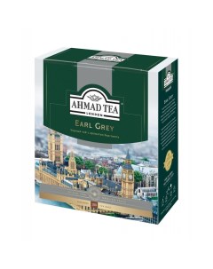 Чай Ahmad Earl grey черный бергамот 100 пакетиков Ahmad tea