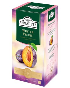 Чай Winter Prune Зимний Чернослив чёрный в пакетиках 25х1 5г 6 штук Ahmad tea