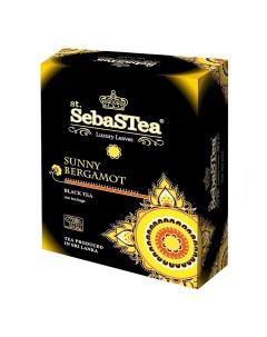 Чай черный Sunny bergamot в пакетиках 2 г x 100 шт Sebastea