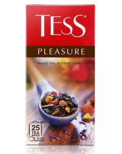 Чай Pleasure черный с добавками 25 пак x1 5г Tess