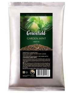 Чай зеленый листовой мята Garden Mint 250г Greenfield