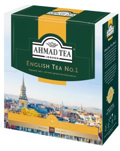 Чай Ahmad English N1 черный 100 пакетиков Ahmad tea