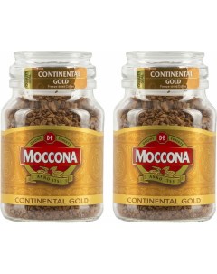 Кофе растворимый Континентал Голд 95 г 2 штуки Moccona