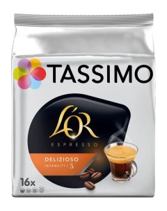 Кофе в капсулах L or Espresso Delizioso 16 капсул Tassimo