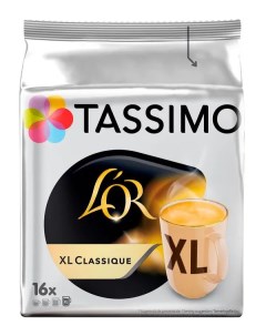 Кофе в капсулах Lor Xl Classique 16 капсул Tassimo