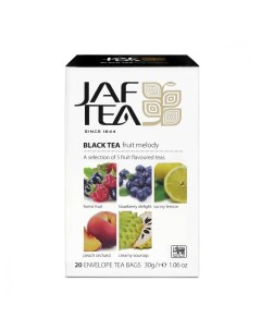Чай Fruit Melody черный с добавками ассорти 5 видов по 4 сашета Jaf tea