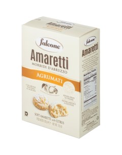 Печенье Амаретти сдобное мягкие с ароматом цитрусовых 170г Falcone
