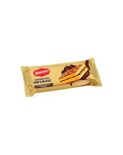 Пирожное бисквитное с шоколадным кремом 30 г упаковка 12 шт Яшкино