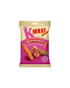 Maxi сухарики со вкусом Шашлык из баранины 60 г 10шт Кириешки
