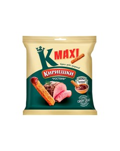 Maxi сухарики со вкусом Ростбиф и с соусом терияки Heinz 75 г 5шт Кириешки