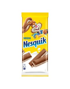 Шоколад молочный с молочной начинкой и кальцием 90 г Nesquik