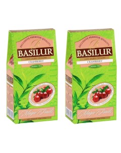 Чай зеленый Клюква 100 х 2 шт Basilur