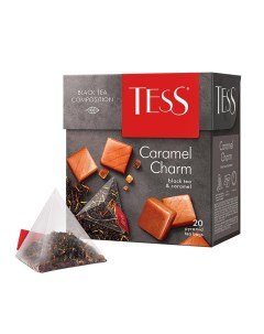 Чай Caramel charm черный с добавками 1 8гх20пир 0883 12 Tess