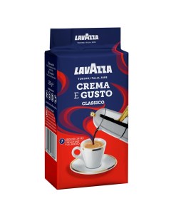 Кофе молотый Crema e Gusto вакуумный пакет 250г Lavazza