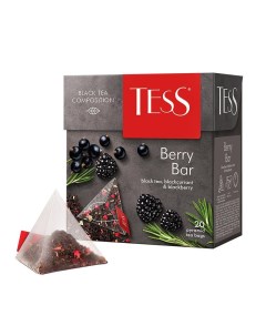 Чай Berry Bar черный с добавками 1 8гх20пир 0785 12 Tess